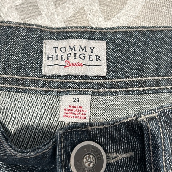 Tommy Hilfiger Jeans Women Size 28 Bootcut Fit Blue/Gray Flag - Picture 3 of 16